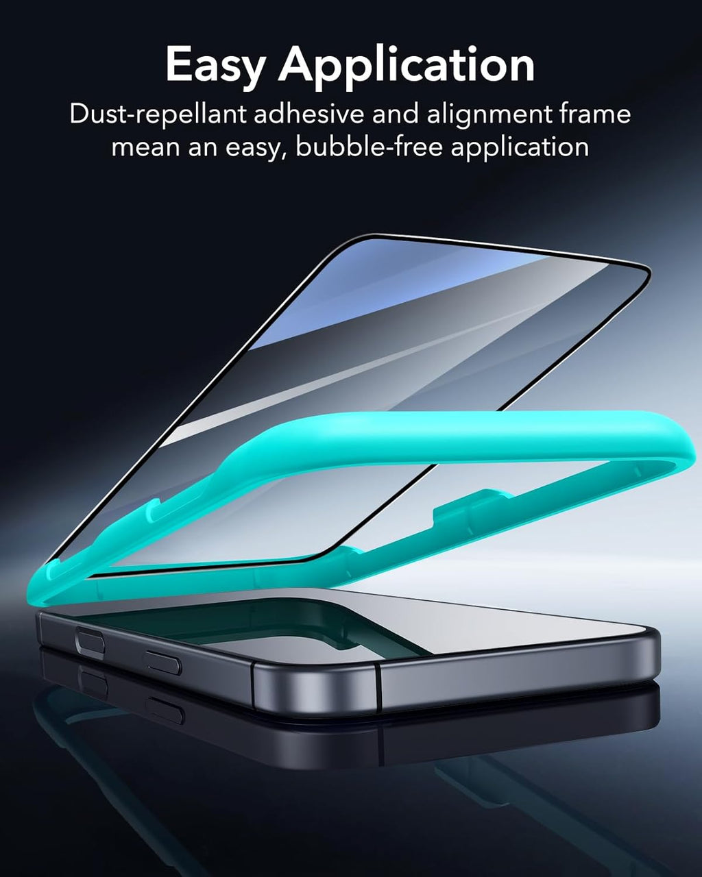 ESR 3 Pack for iPhone 17 Pro Max Screen Protectors, High Clarity, 9H Hardness Scratch Resistant, Military-Grade Tempered Glass, Shatterproof, Screen Guard with Easy Installation Tool